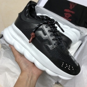 Men's Versace Sneakers 18FW black elevator shoes #9109434