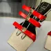 3Versace shoes for Women's Versace Sandals Versace Gianni Ribbon Red/Blue/Brown/Black #A54182