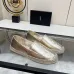 5YSL women's espadrilles Flats Black/Gold/White/Pink #A44178