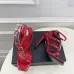 13YSL Shoes for Women's Stunning YSL Yellow Patent Leather Strappy High - Heel Sandals Heel height:10.5cm #A54191