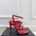 14YSL Shoes for Women's Stunning YSL Yellow Patent Leather Strappy High - Heel Sandals Heel height:10.5cm #A54191