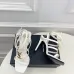 18YSL Shoes for Women's Stunning YSL Yellow Patent Leather Strappy High - Heel Sandals Heel height:10.5cm #A54191
