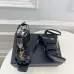 23YSL Shoes for Women's Stunning YSL Yellow Patent Leather Strappy High - Heel Sandals Heel height:10.5cm #A54191
