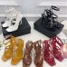 1YSL Shoes for Women's Stunning YSL Yellow Patent Leather Strappy High - Heel Sandals Heel height:10.5cm #A54191