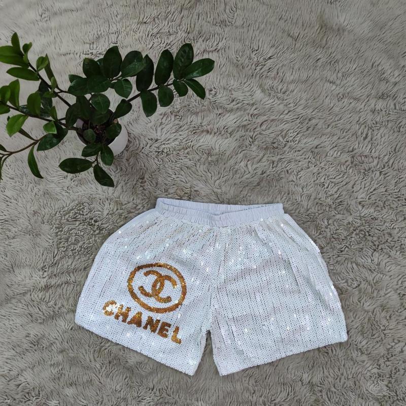 CHANEL  Shorts  Brand New Chanel 222 Cotton Casual Cc Shorts With Pearl  Details On Drawstring  Poshmark