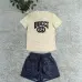 212025 Special Price Gucci Style Logo T-Shirt &amp; Monogram Shorts Set - Designer Women's Summer Outfit #A54157