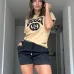 112025 Special Price Gucci Style Logo T-Shirt &amp; Monogram Shorts Set - Designer Women's Summer Outfit #A54157
