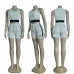 10ALO Yoga Inspired Crop Tank &amp; Shorts Set - Athletic Lounge Wear #A54156