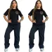 4Luxury Louis Vuitton Inspired Monogram Tracksuit Set - Women's Comfortable &amp; Stylish Sportswear Ensemble with Iconic LV Pocket #A54158