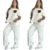 5Luxury Louis Vuitton Inspired Monogram Tracksuit Set - Women's Comfortable &amp; Stylish Sportswear Ensemble with Iconic LV Pocket #A54158