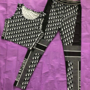Dior Yoga Tie Dye High Waist Skinny Gym Leggings #999919204