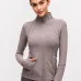 262021 autumn and winter models  stretch zipper running long-sleeved yoga sports jacket women #999901216